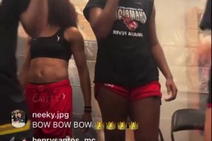 WNBA的妹子真會(huì)玩！狂熱隊(duì)奪得總裁杯后，對著鏡頭扭臀慶祝！